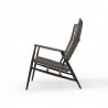 Sunset West Grigio Highback Chair - Side Angle