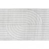 Sunpan Fez Hand-Loomed Rug - Ivory / Grey in 5' X 8' / 8' X 10' / 9' X 12' - Top Angle