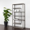 Sunpan Kenzie Bookcase in Grey - Lifestyle